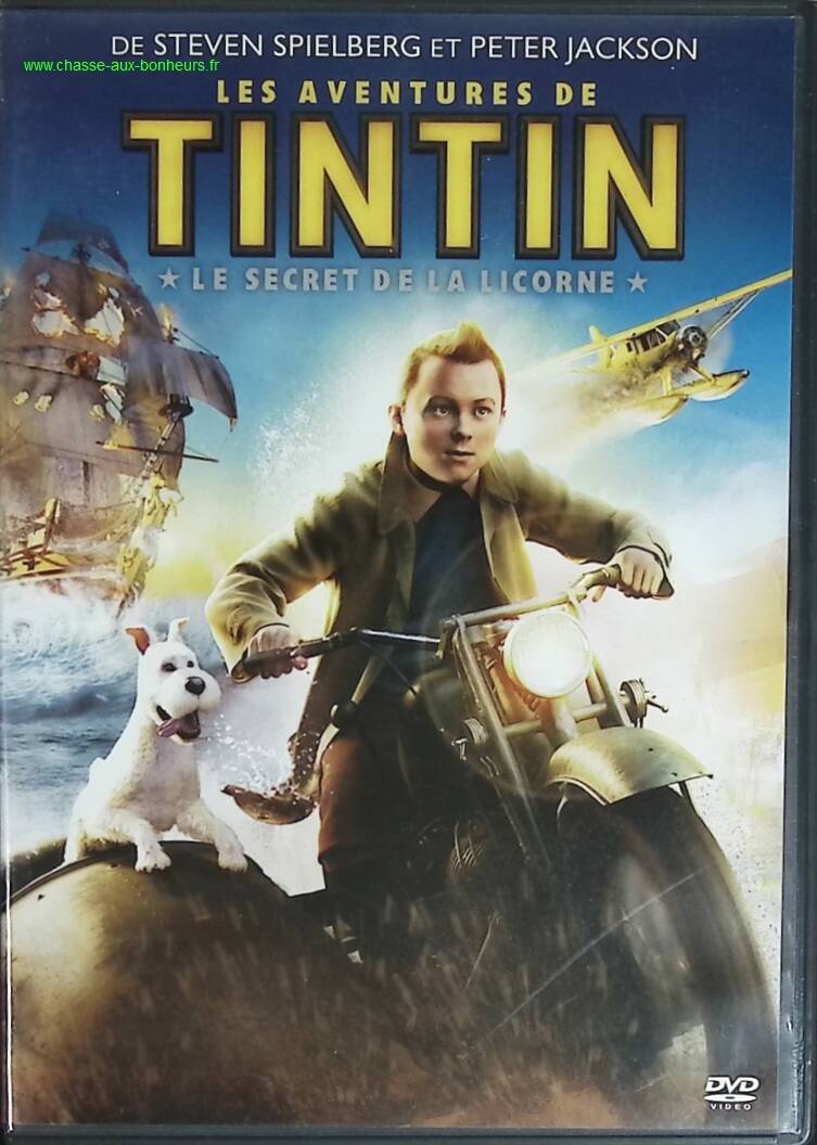 The Adventures of Tintin - The Secret of the Unicorn - Jamie Bell - DVD