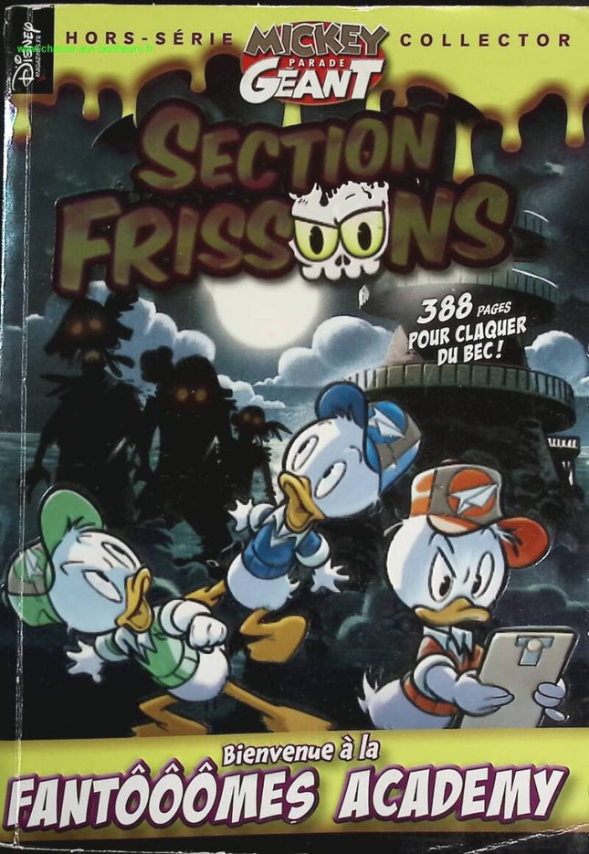 Mickey Parade Géant hors série Section Frissons - Disney - livre BD