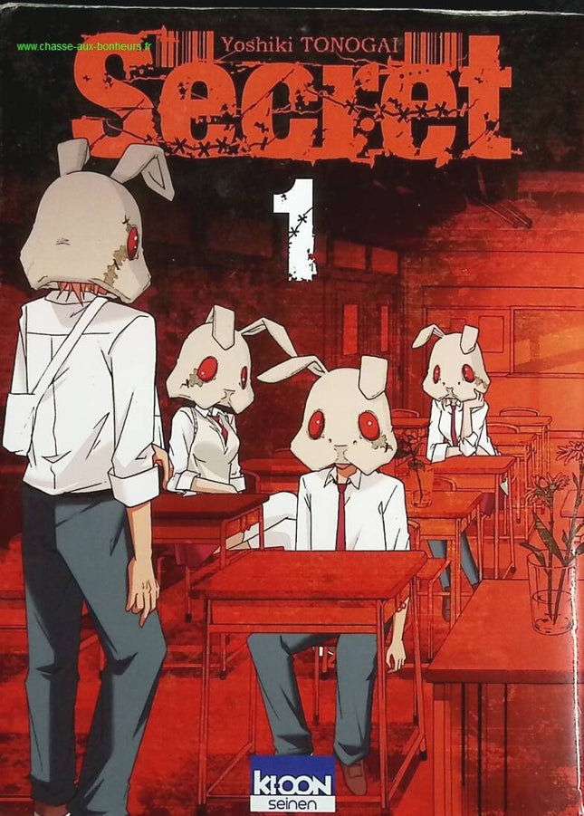 Secret - Volume 01 - Yoshiki Tonogai - Manga book