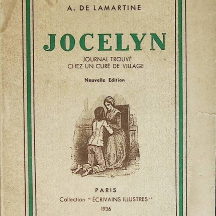 Jocelyn - A. De Lamartine - book