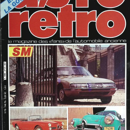 Citroën SM Alfa Roméo 2600 - Retro-Auto und Motorrad - Nr. 37 - 1983 - Zeitschriftenbericht - Auto