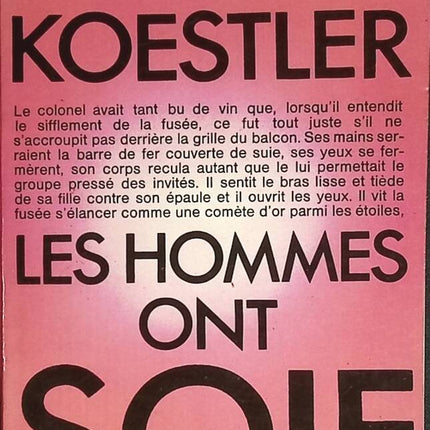 Männer sind durstig – Arthur Koestler – 1970 – Buch