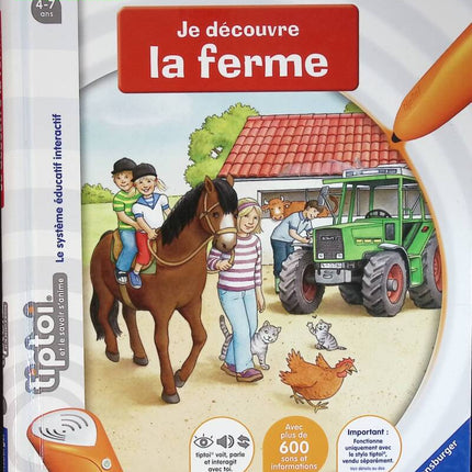 Je découvre la ferme- Tiptoi - livre