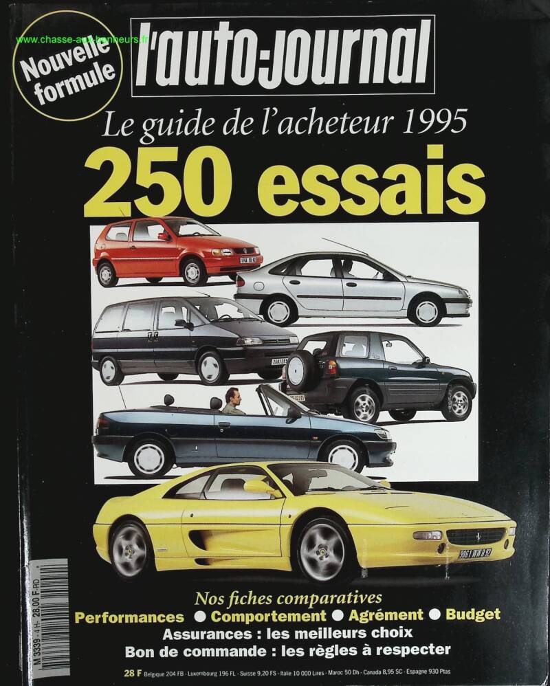 Guide de l'acheteur 1995 tous nos essais - L'auto journal - n° SP - 1995 - revue magazine - voiture
