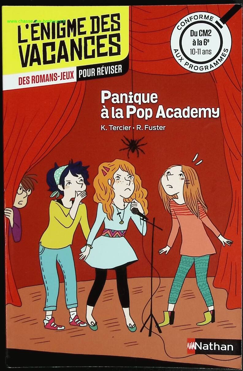 The Holiday Enigma from Year 5 to Year 6 - Panic at Pop Academy - Karine Tercier - book