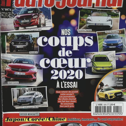 Our 2020 favorites - L'auto journal - n° 1074 - 2021 - magazine review - car