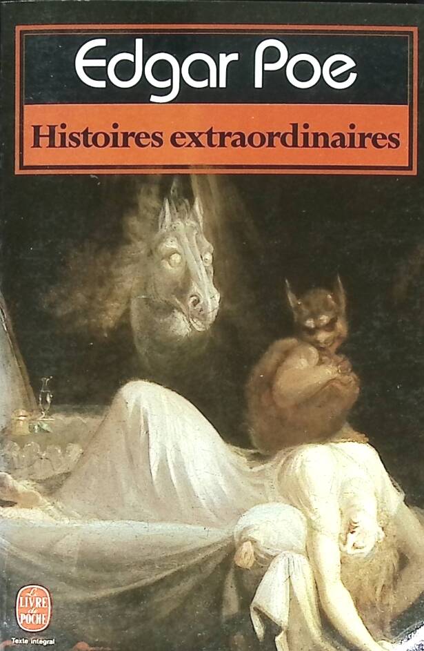 Histoires extraordinaires - Edgar Allan Poe - 1986 - livre