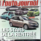 Les stars de la rentrée - L'auto journal - n° 731 - 2007 - revue magazine - voiture