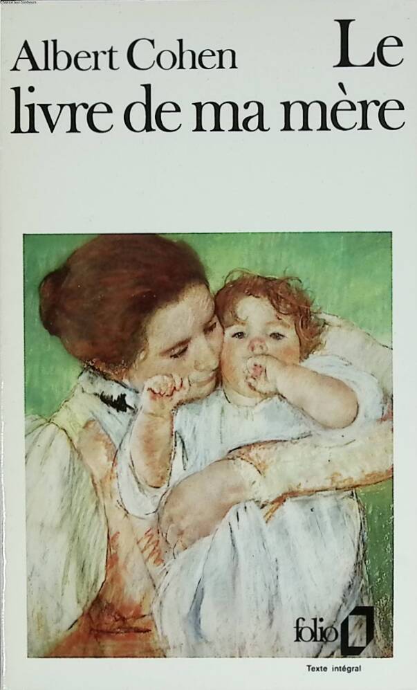 My Mother's Book - Albert Cohen - 1988 - book