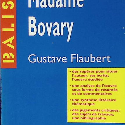 Madame Bovary - Flaubert - book
