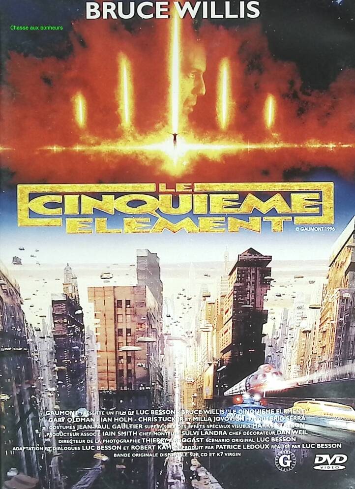 The Fifth Element - Bruce Willis, Milla Jovovich - DVD Action Sci-Fi