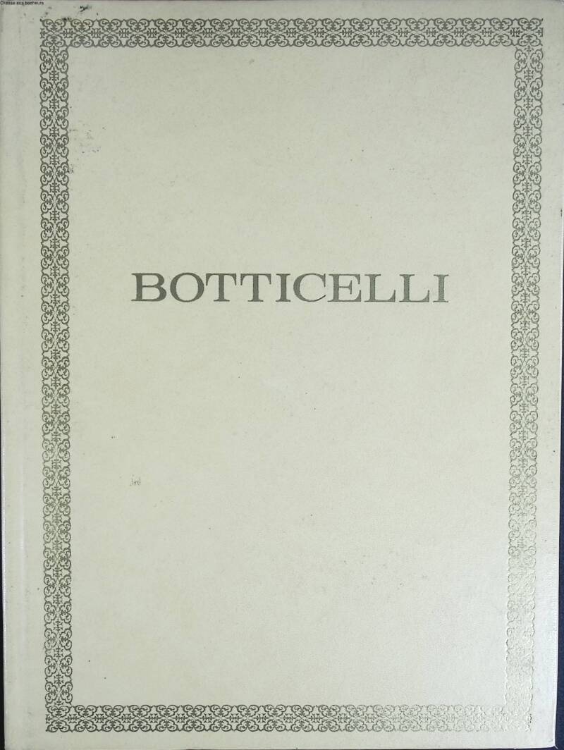 Botticelli - Marie-François Fosca - Ecole Italienne - livre