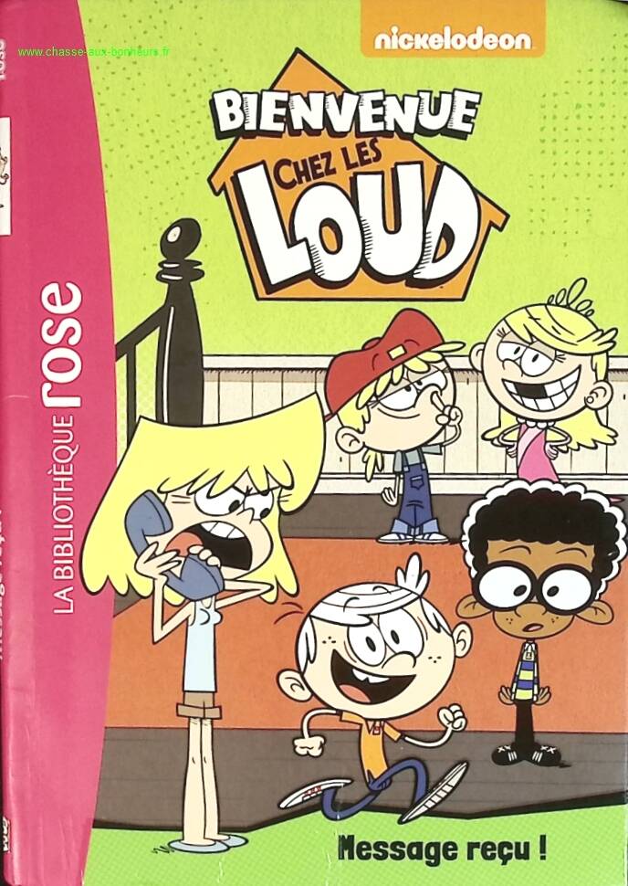 Bienvenue Chez Les Loud Tome 2 - Message Reçu ! - Bibliothèque Rose - Nickelodeon - livre
