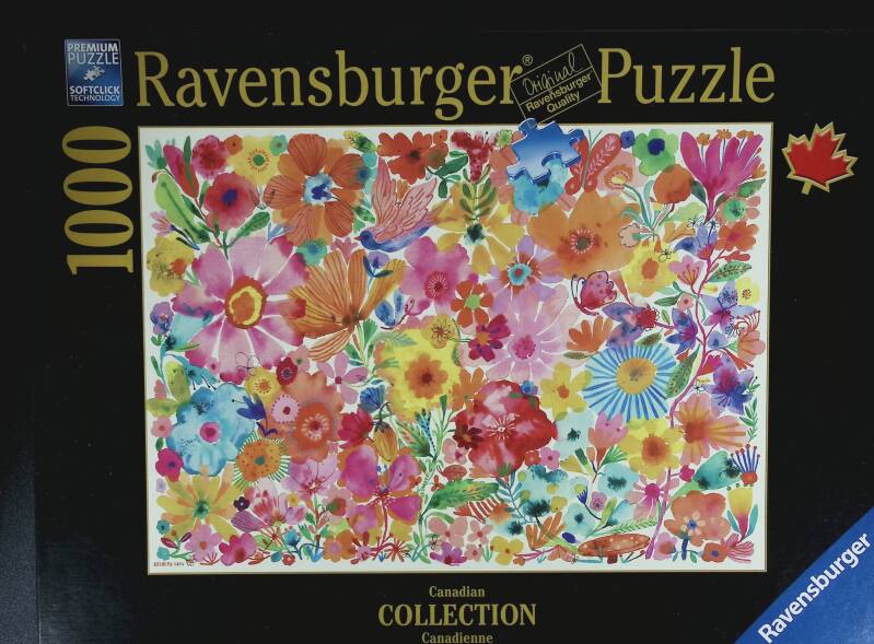 Puzzle 1000 pièces - Beautés fleuries - jeu de société