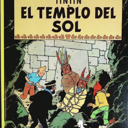 The Adventures of Tintin El templo del sol - Hergé - comic book in Spanish