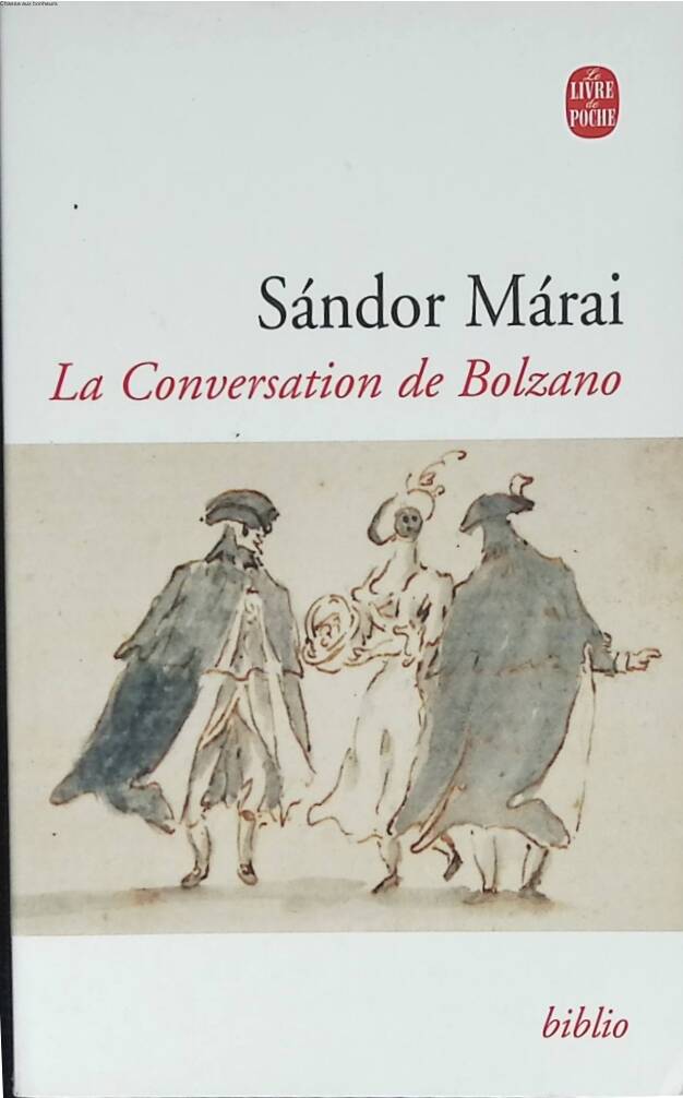 The Conversation of Bolzano - Sandor Marai - 2002 - book