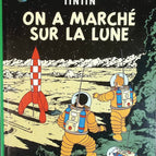 Tintin - We walked on the moon - Hergé - comic book