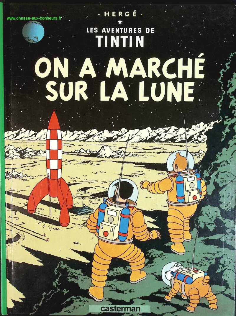 Tintin - On a marché sur la lune - Hergé - livre BD