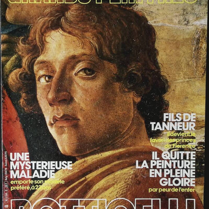 Botticelli - Große Maler - Nr. 8 - Zeitschriftenrezension + 4 Reproduktionen - KUNST-Malerei