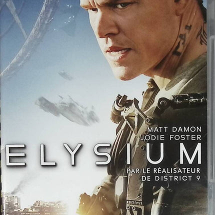 Elysium - Matt Damon - Jodie Foster, DVD drame SF