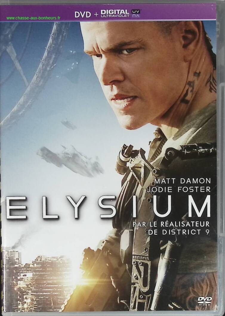 Elysium - Matt Damon - Jodie Foster, SF drama DVD
