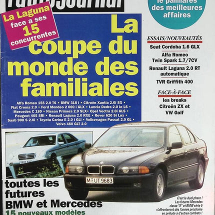 La coupe du monde des familiales - L'auto journal - n° 3 - 1994 - revue magazine - voiture