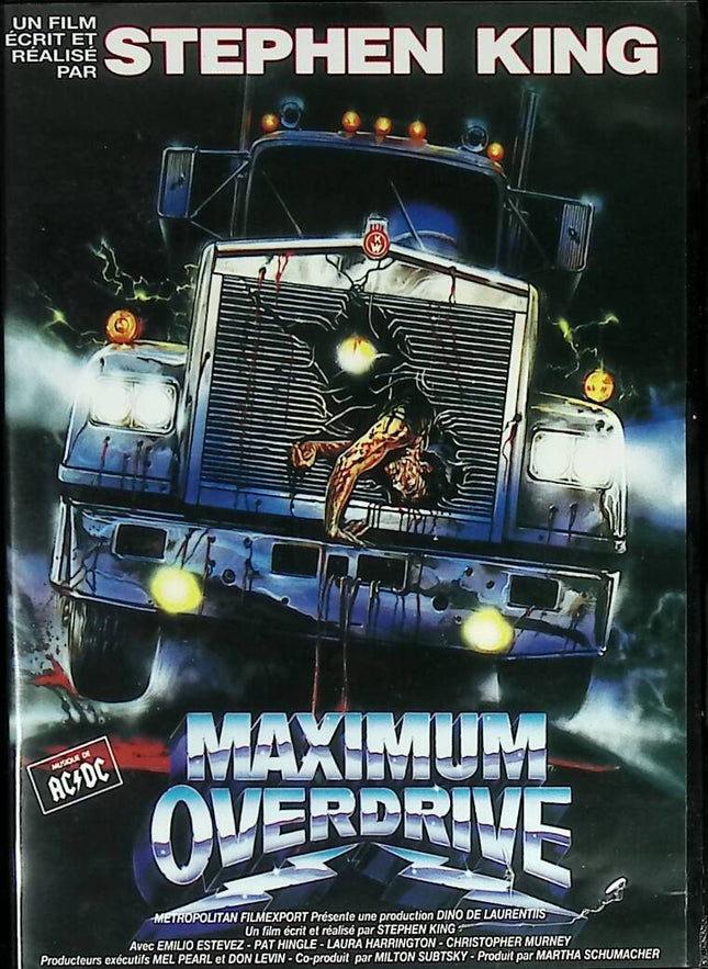 Maximum overdrive - Emilio Estevez - DVD Stephen King - SF Horreur