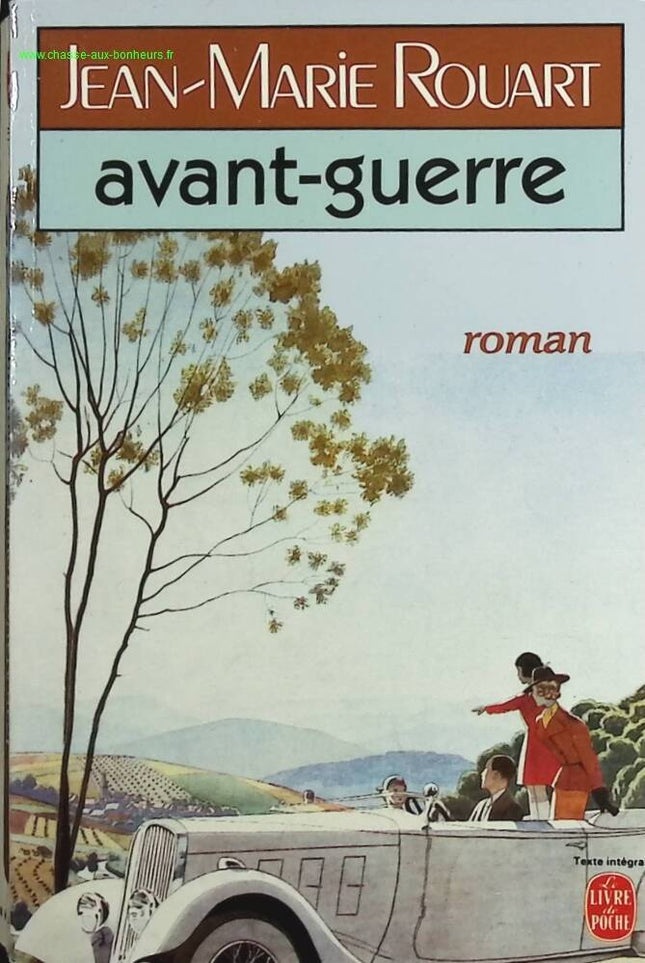 Vorkriegszeit - Jean-Marie Rouart - Buch