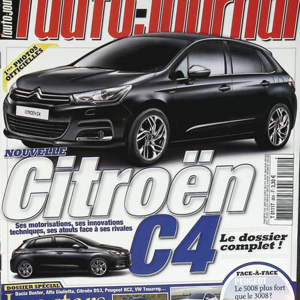Citroën C4 - L'auto journal - n° 804 - 2010 - revue magazine - voiture