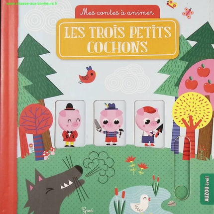 Les Trois Petits Cochons mes contes à animer - Gwenaelle DUDEK - Livre
