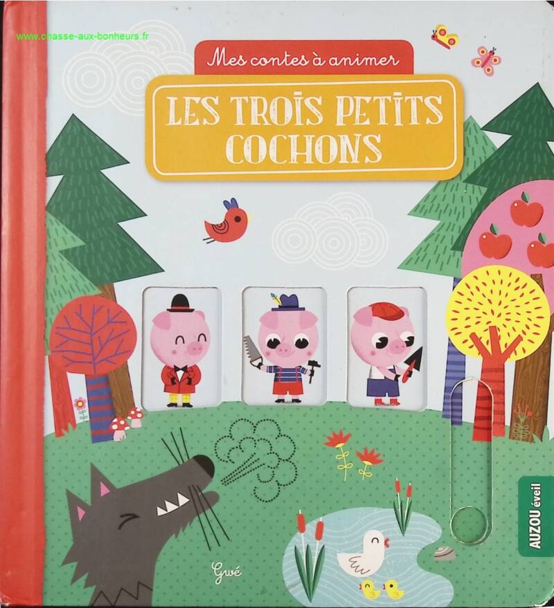 The Three Little Pigs: My Tales to Animate - Gwenaelle DUDEK - Book