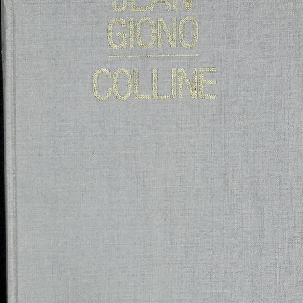 Colline - Giono Jean - 1987 - livre
