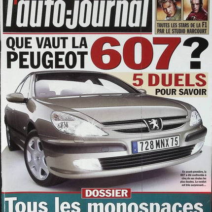 Was ist der Peugeot 607 wert? - L'auto journal - Nr. 528 - 1999 - Zeitschriftenrezension - Auto