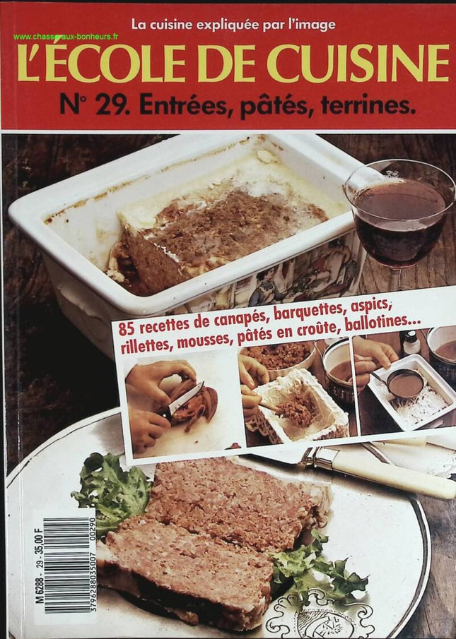 Cooking School - No. 29 starters, pâtés, terrines - book