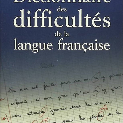 Dictionnaire Des Difficultés De La Langue Française - Pierre Ripert - 2003 - livre
