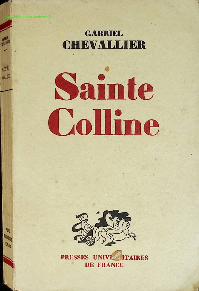 Sainte Colline - Gabriel Chevalier - livre