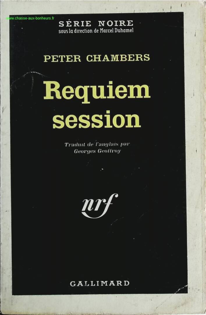 Requiem Session - Peter Chambers - book