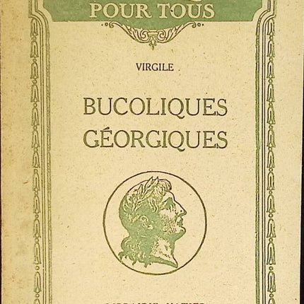 Bucoliques Géorgiques - Virgile - livre