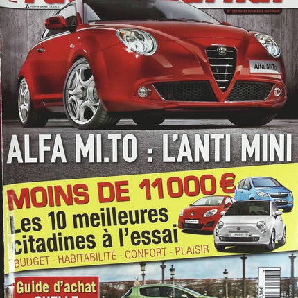 Alfa Mito - L'auto journal - Nr. 747 - 2008 - Zeitschriftenbericht - Auto
