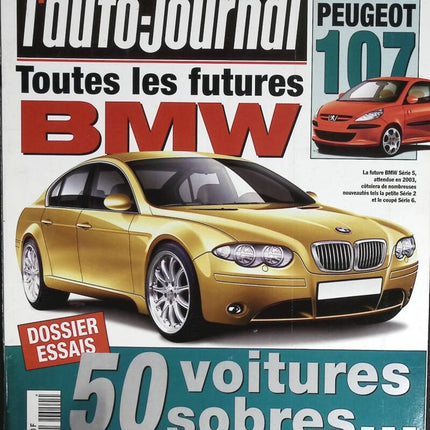 Alle zukünftigen BMWs - L'auto journal - Nr. 550 - 2000 - Zeitschriftenbericht - Auto