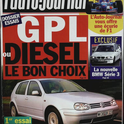 GPL ou Diesel - L'auto journal - n° 475 - 1997 - revue magazine - voiture