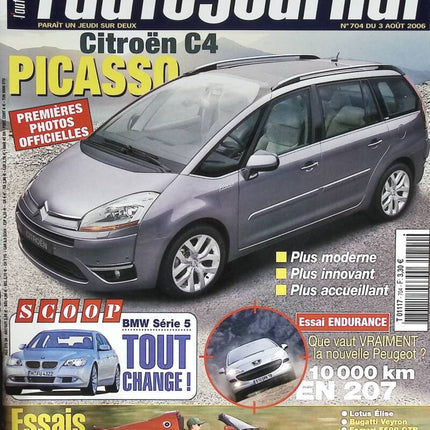 Citroën Picasso - L'auto journal - n° 704 - 2006 - magazine review - car