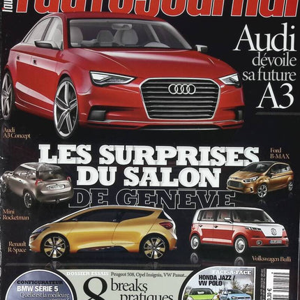 Les surprises du salon de Genève - L'auto journal - n° 824 - 2011 - revue magazine - voiture
