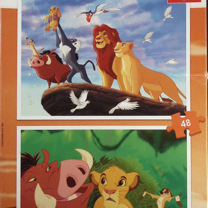 2 48-Piece Puzzles for Kids | The Lion King - Board Game
