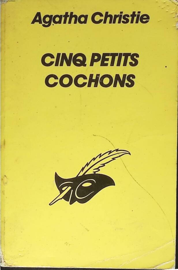 Cinq petits cochons - Agatha Christie - 1989 - livre