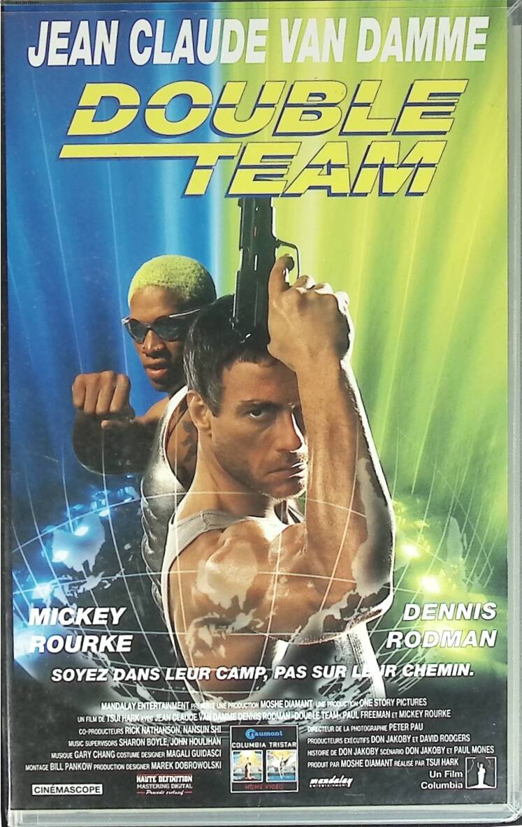 Double team - Jean-Claude Van Damme - cassette vidéo vhs K7