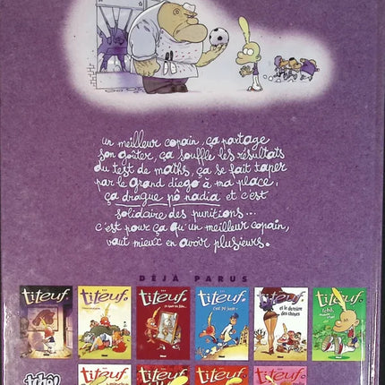 Titeuf – Tome 11 : Mes meilleurs copains – Zep bande dessinée humour jeunesse Titeuf amitié école BD culte - livre BD