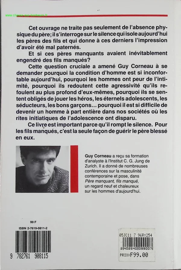 Missing Father, Missing Son - Guy Corneau - Book