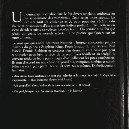 13 Diabolical Stories - Stephen King - Book