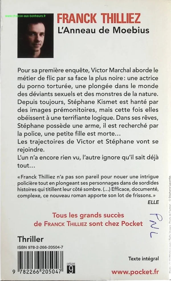 The Moebius Ring - Franck Thilliez - Book